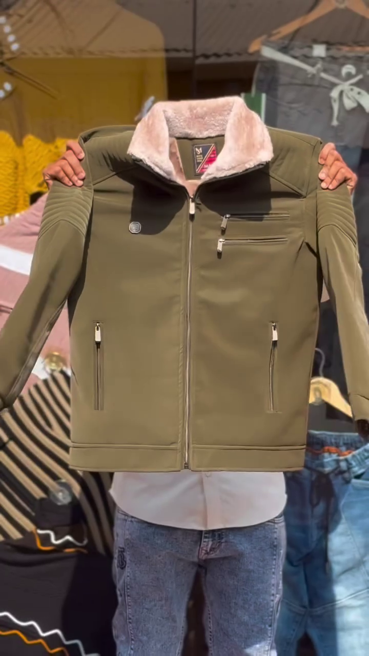 Luxury Fur-Collar Winter Jacket for Men