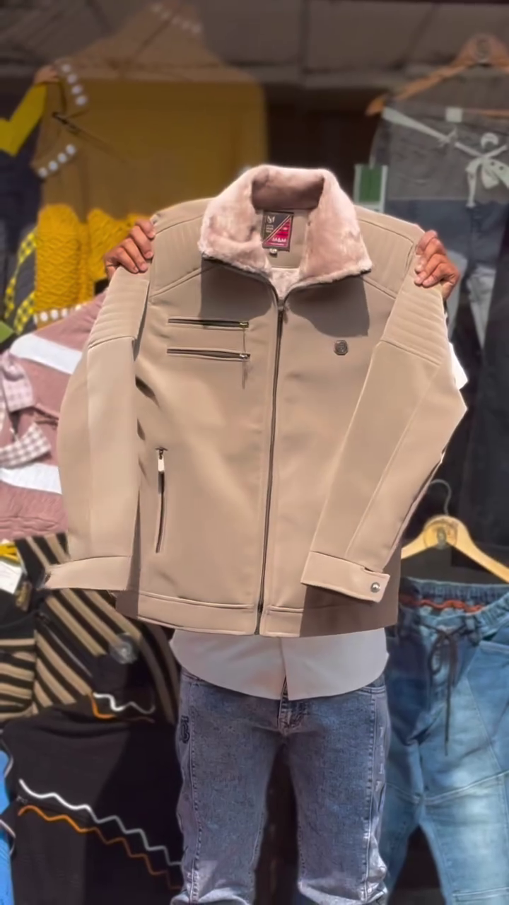 Luxury Fur-Collar Winter Jacket for Men