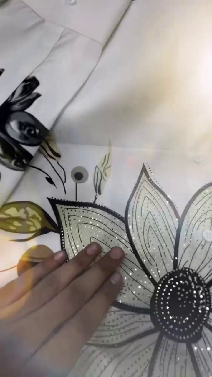 🌸 Elegant Bloom Korean Co-Ord Set – Floral Statement Shirt with Classic Black Pants 🌸