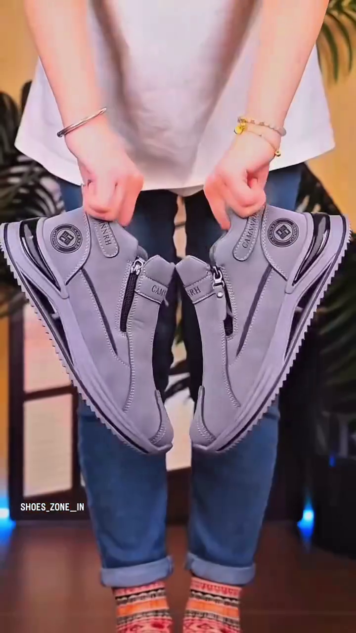 🌧️✨ StormFlex Grey Waterproof Zipper Boots – Style That Moves With You