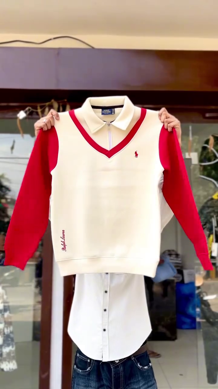 Elite Polo-Neck Layered Sweater Vest for Men | Premium Winter Essential