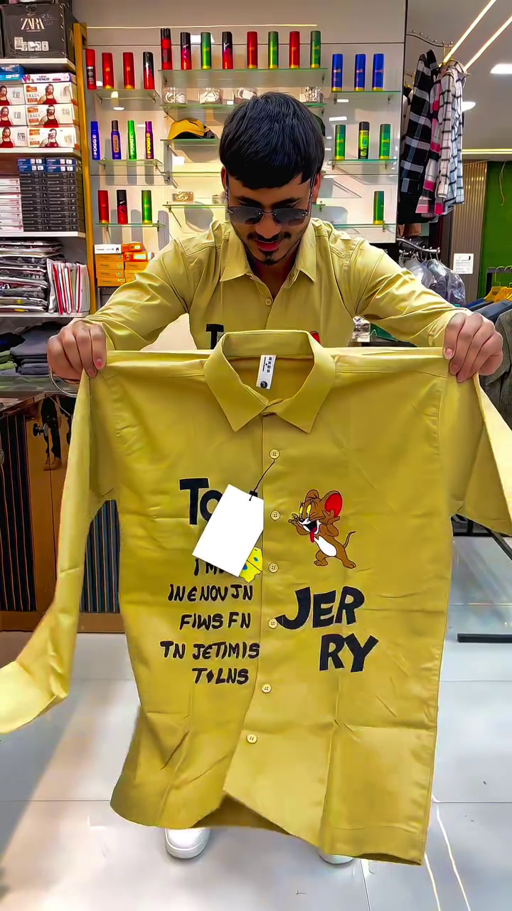 Tom & Jerry Playtime Premium Casual Shirt for Men