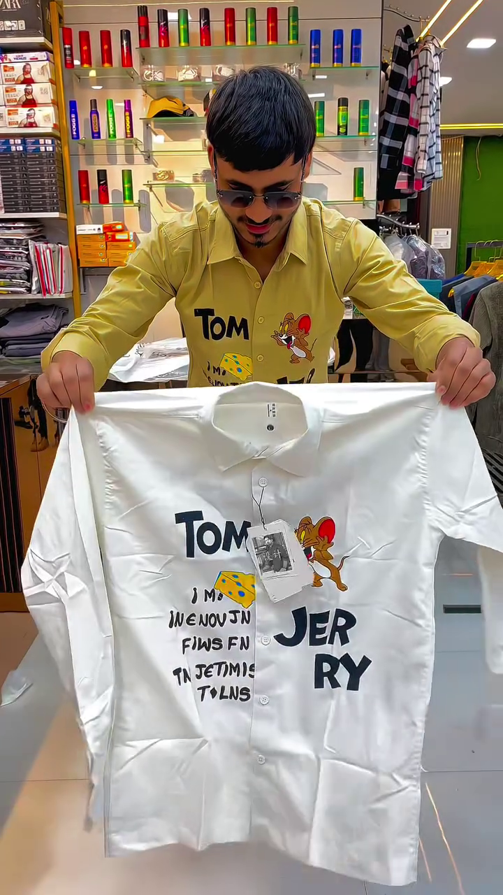 Tom & Jerry Playtime Premium Casual Shirt for Men