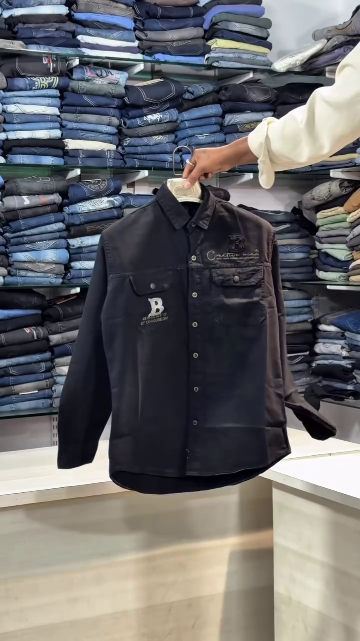 Black Embroidered Suit