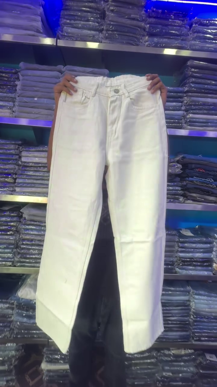 Charcoal Grey Straight-Leg Jeans