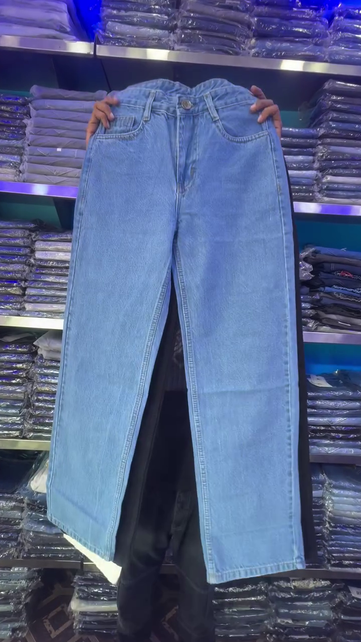 Charcoal Grey Straight-Leg Jeans