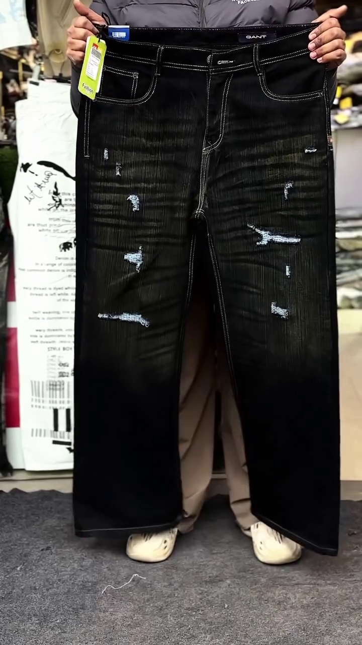 Midnight Distressed Denim