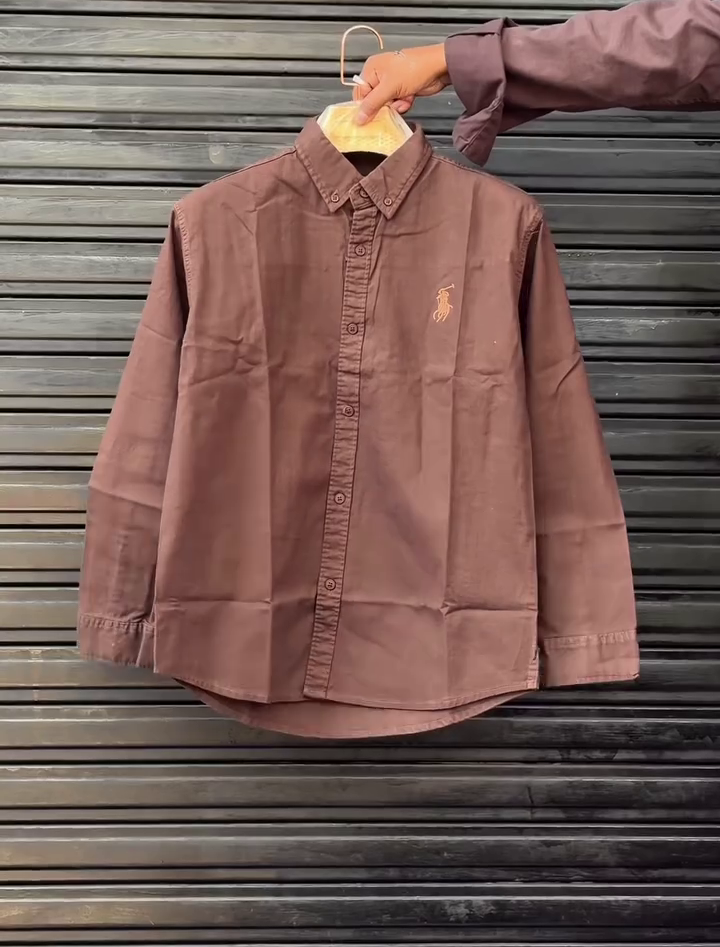 White Premium Button-Down Shirt