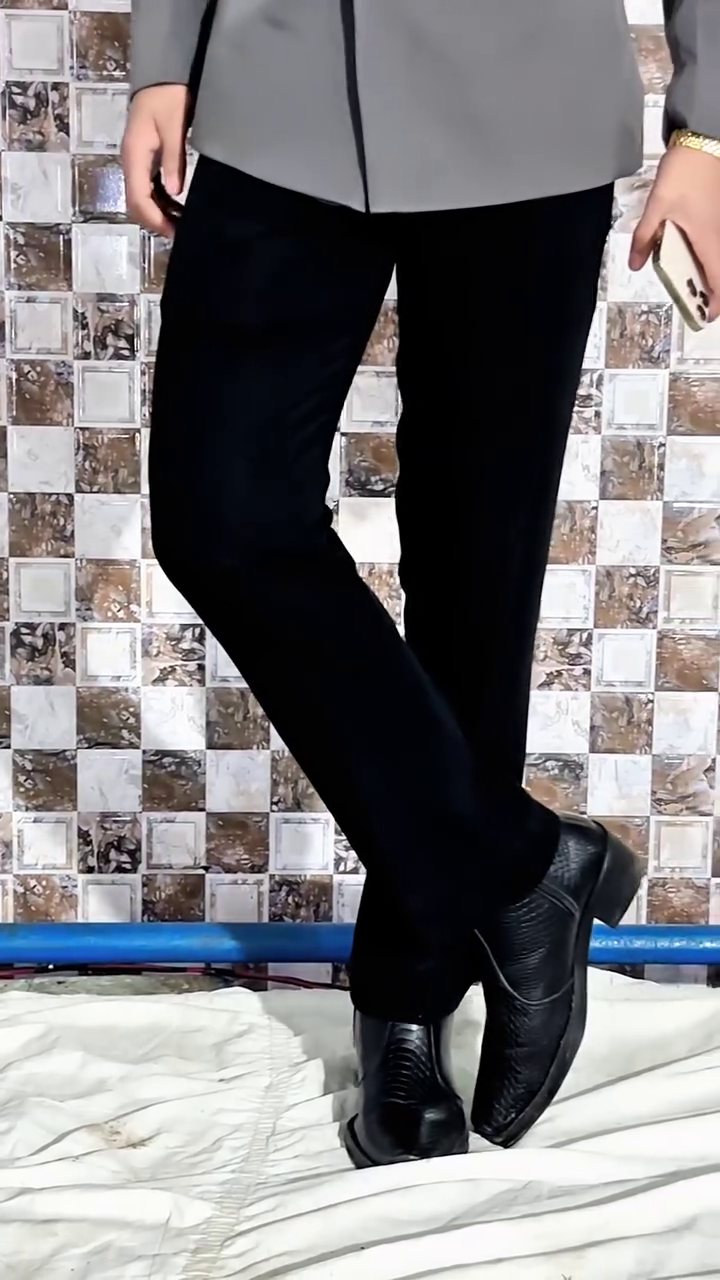 Grey Double-Breasted Blazer Outfit