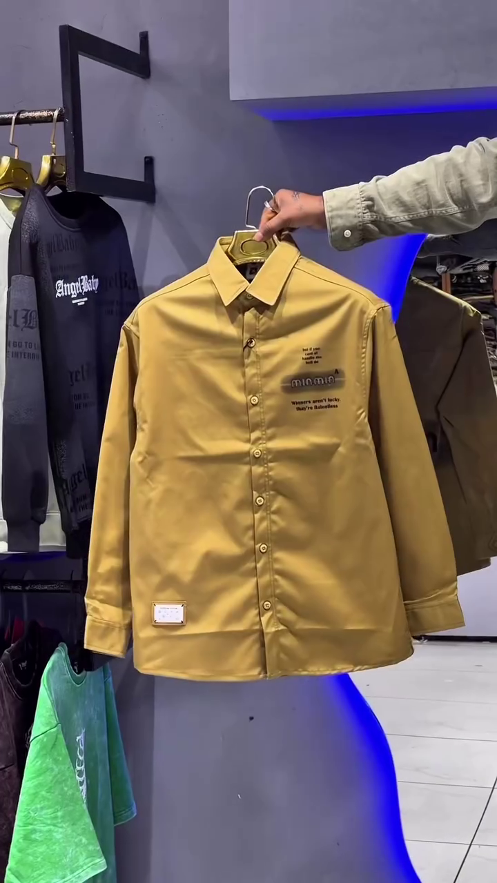 Stylish Mustard Formal Shirt