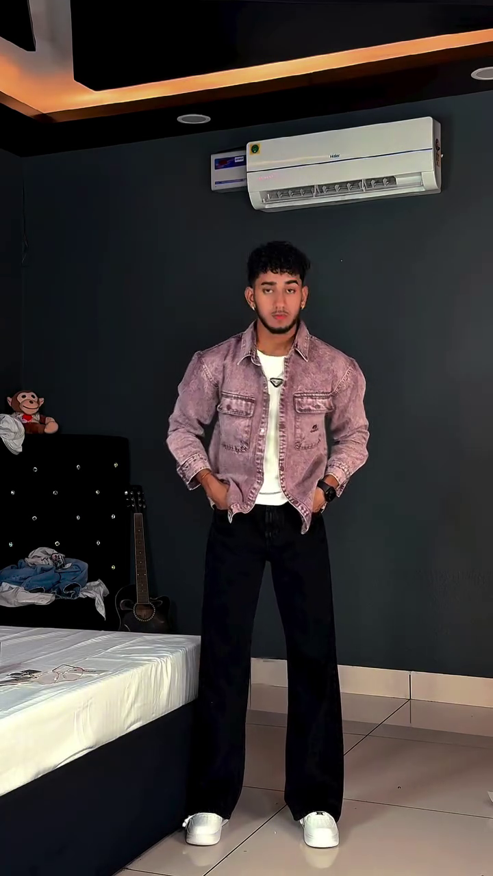 Elegant Black Shirt with Majestic Horse Graphic