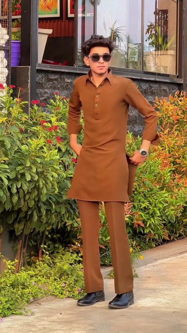 Elegant Brown Kurta