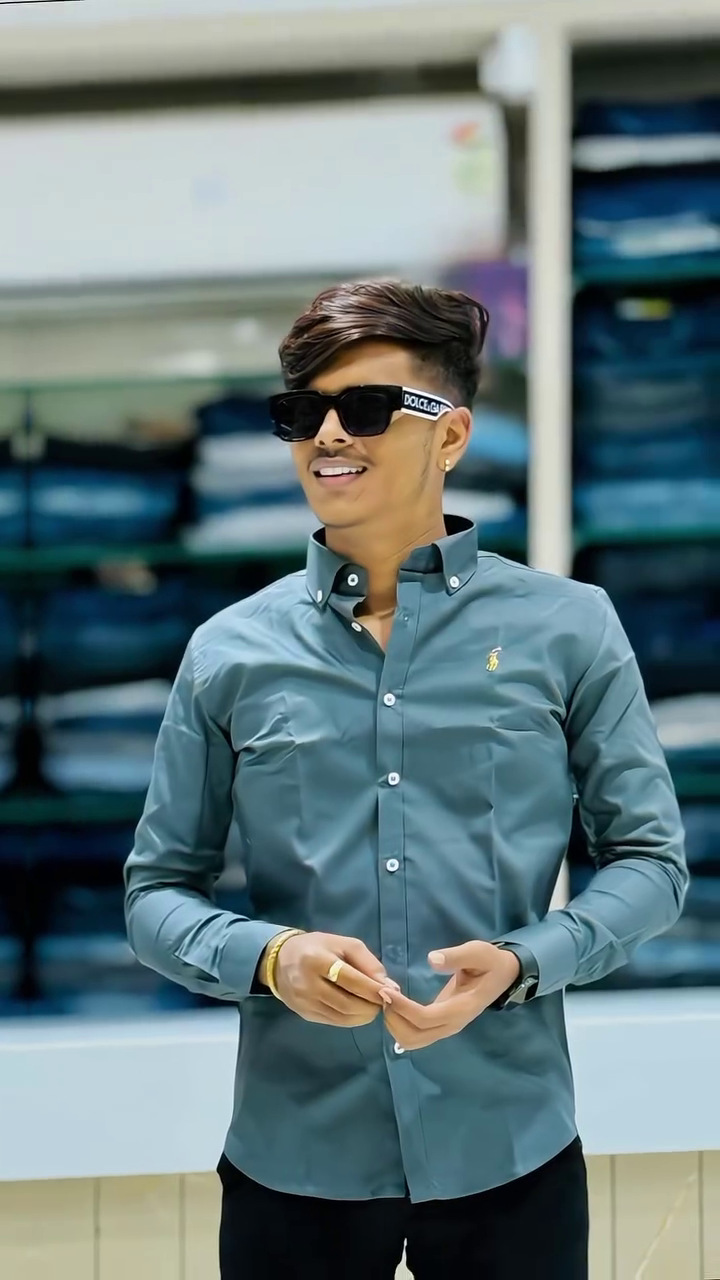 Smart Casual Green Shirt