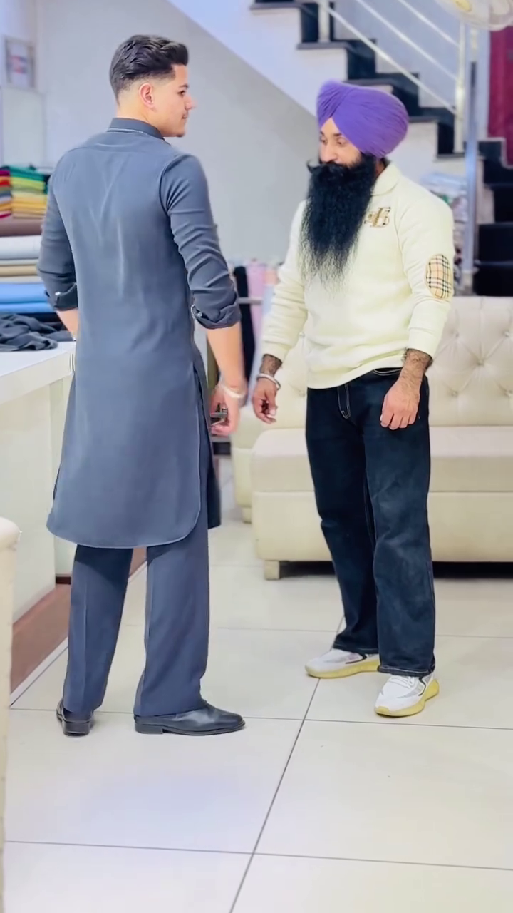 Modern Grey Kurta Pajama