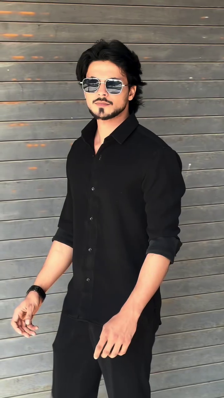 A Modern Gentleman in Classic Black