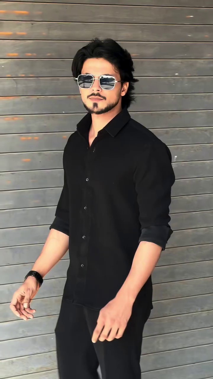 A Modern Gentleman in Classic Black