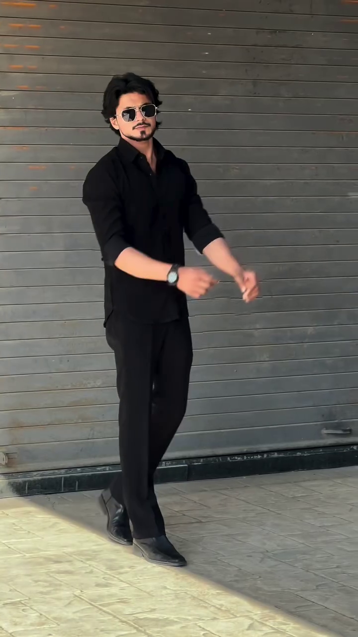 A Modern Gentleman in Classic Black