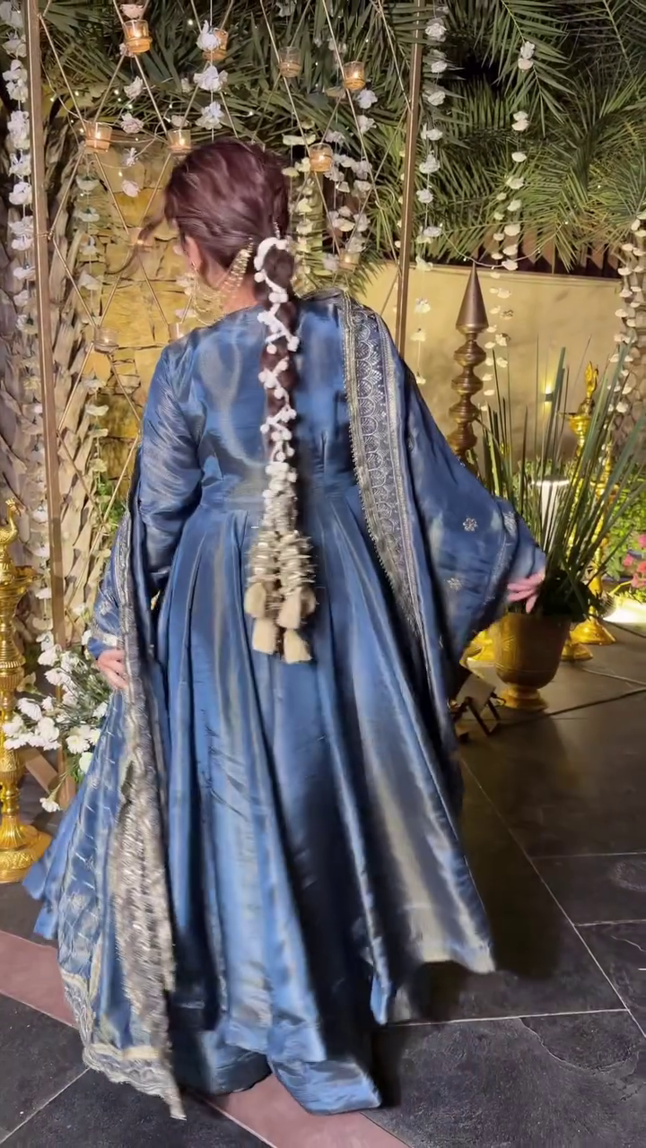 Luxury Designer Anarkali Gown for Elegant Festive Occasions