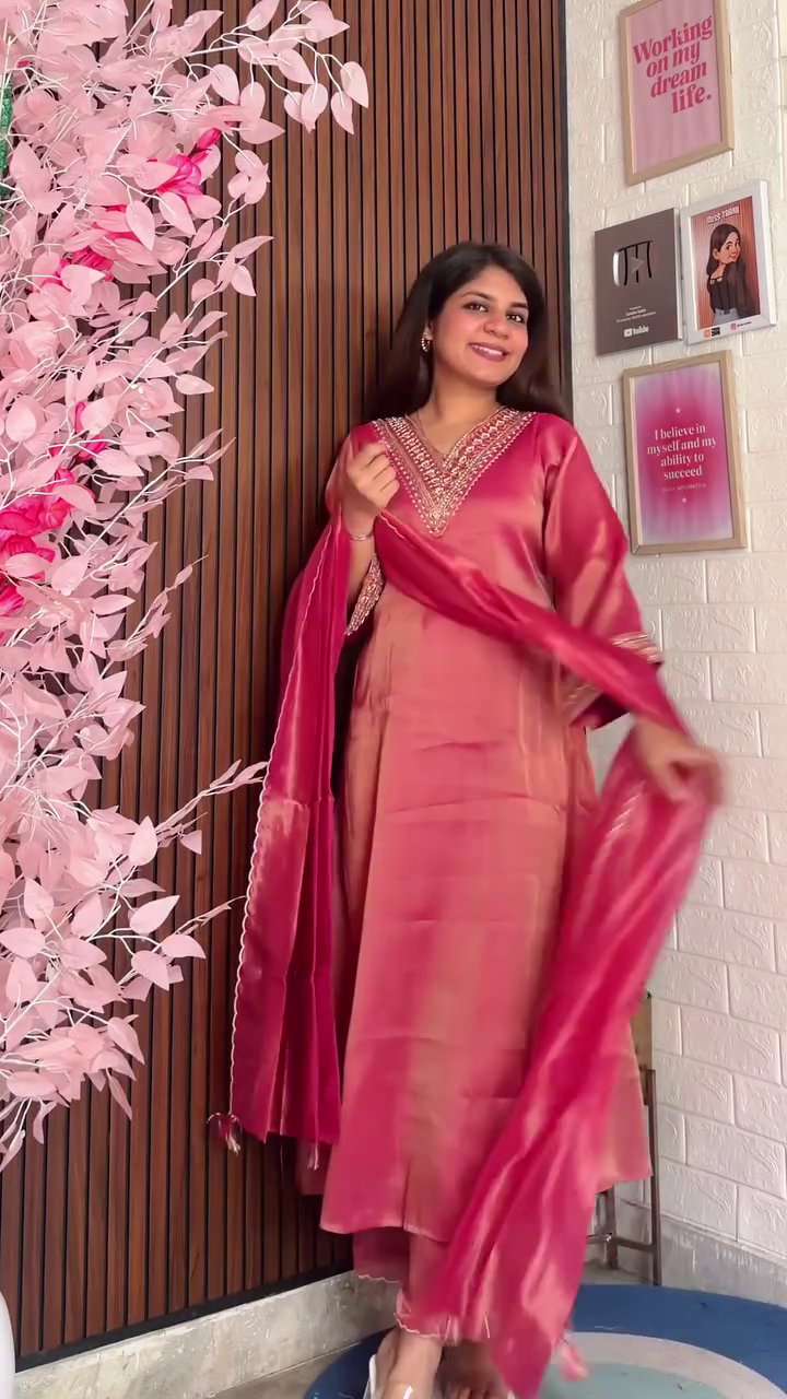 Peach Traditional Suit