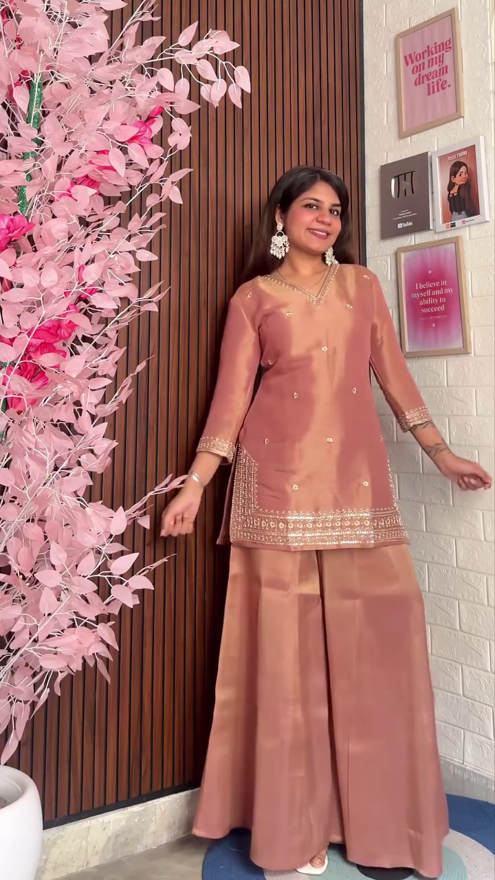 Peach Traditional Suit