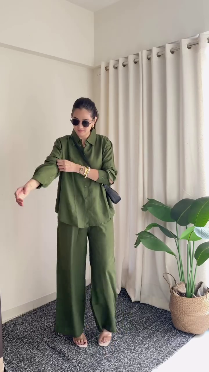 Olive Green Co-Ord Set