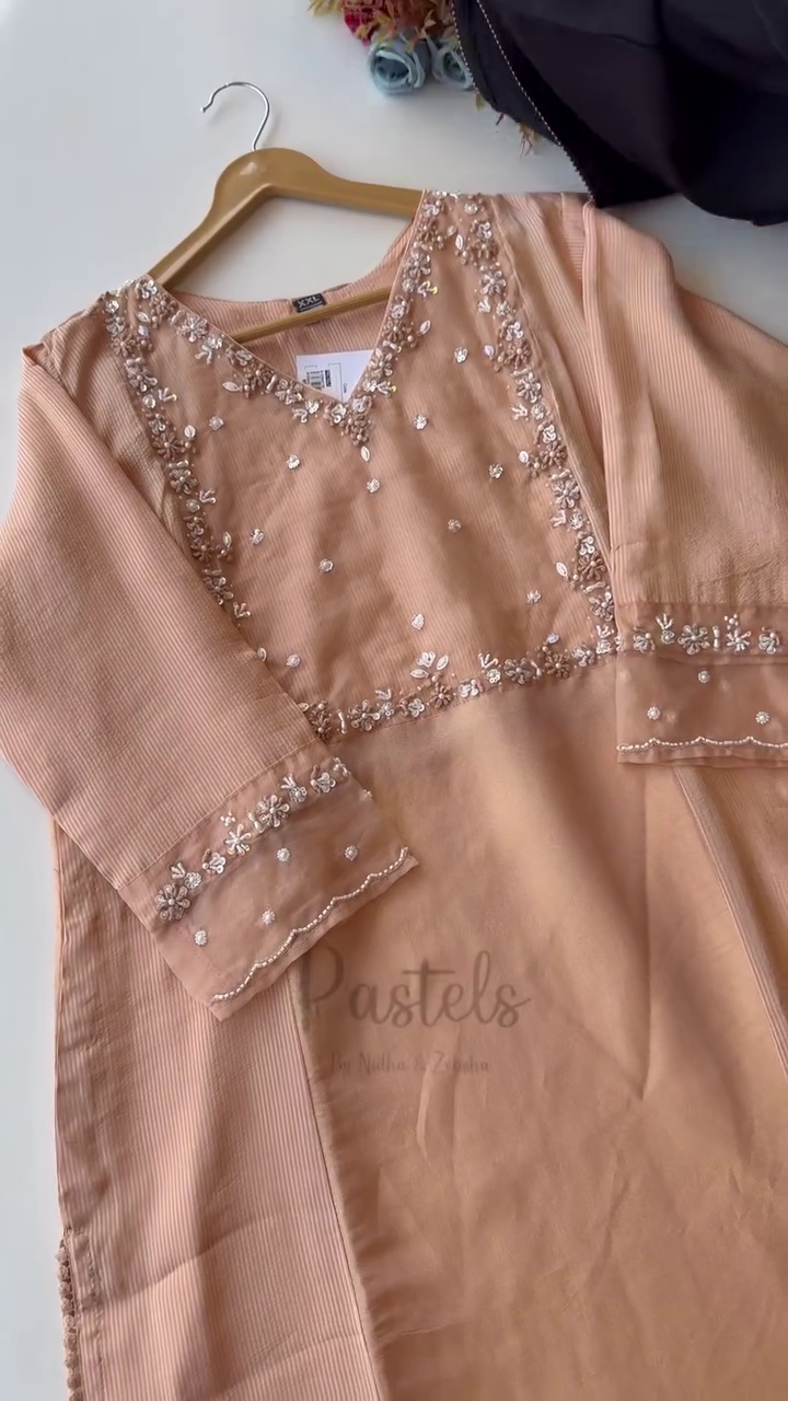 Pastel Embroidered Ethnic Suit Set