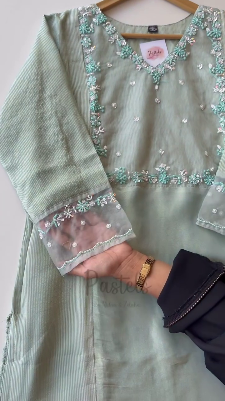 Pastel Embroidered Ethnic Suit Set