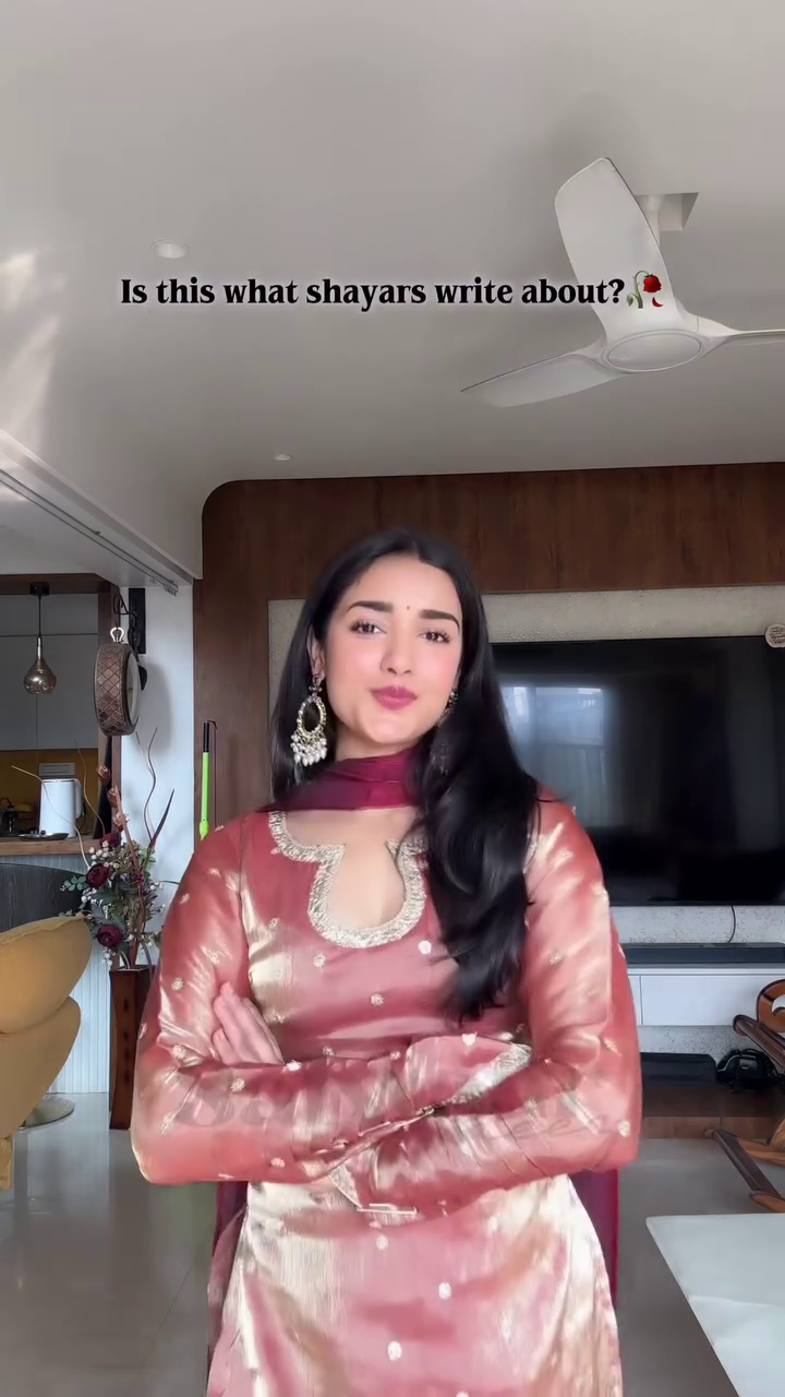 Rose Gold Festive Kurta Sharara Set