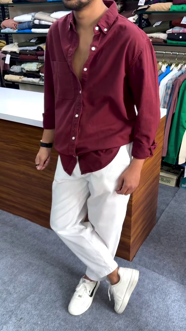 Classic Brown Casual Shirt