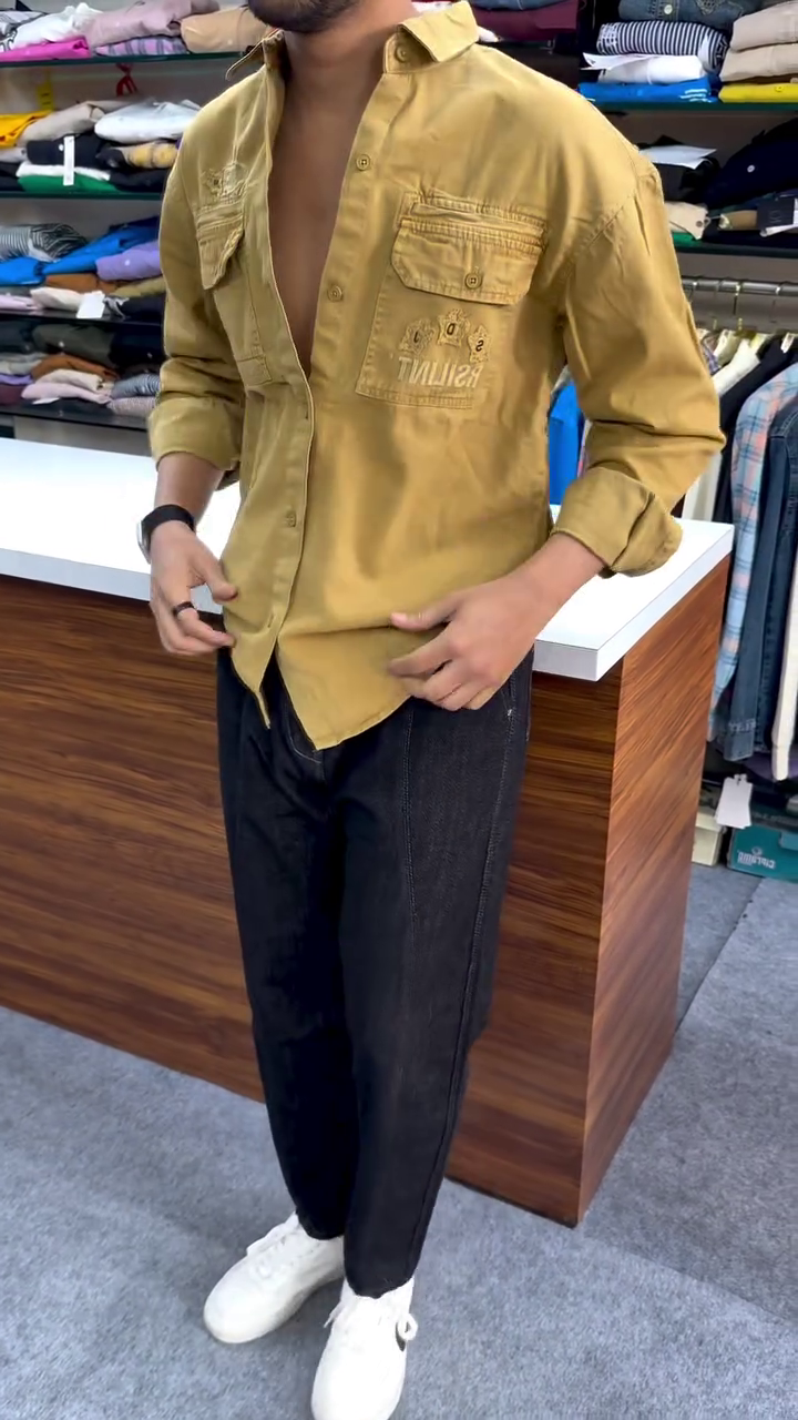 Urban Ranger Brown Utility Shirt