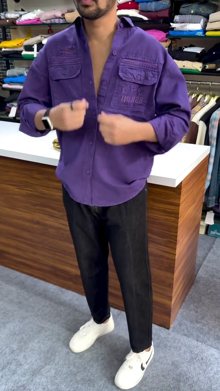 Urban Ranger Brown Utility Shirt