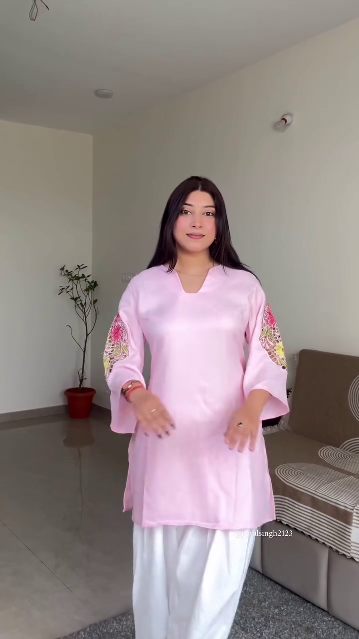 Soft Pink Kurta Set