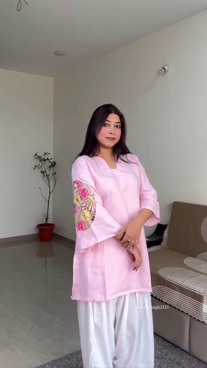 Soft Pink Kurta Set