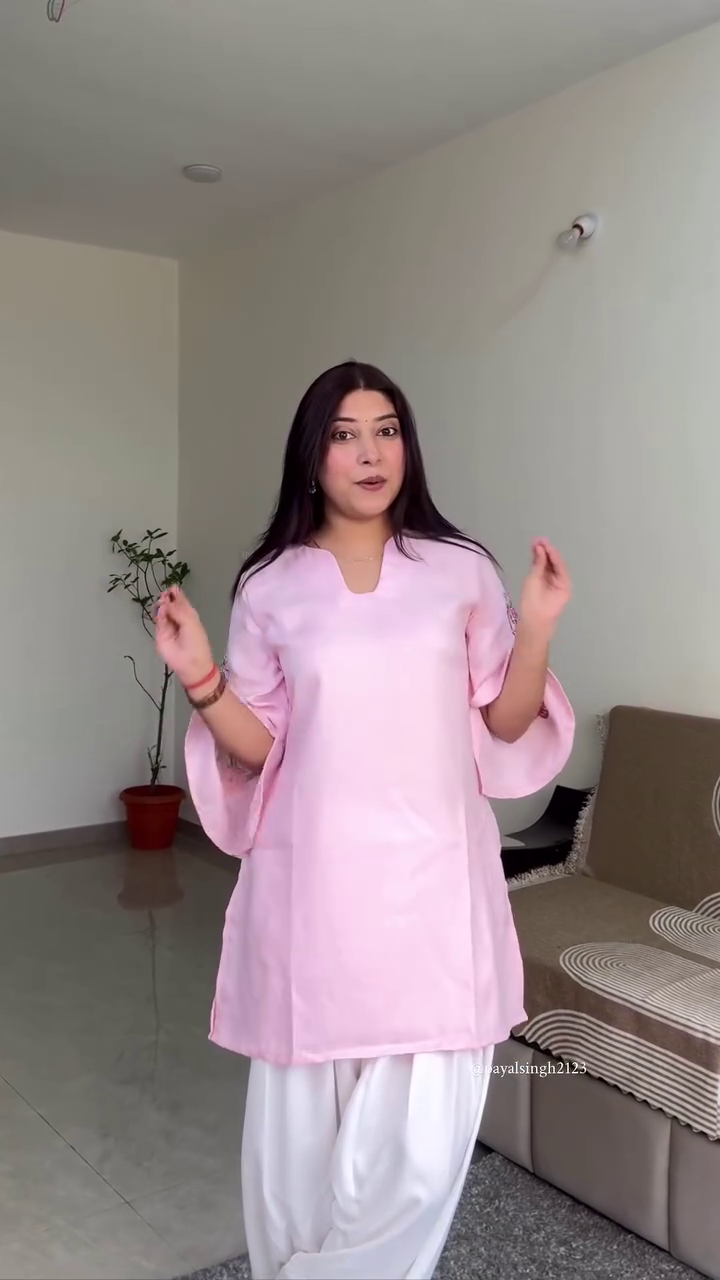 Soft Pink Kurta Set
