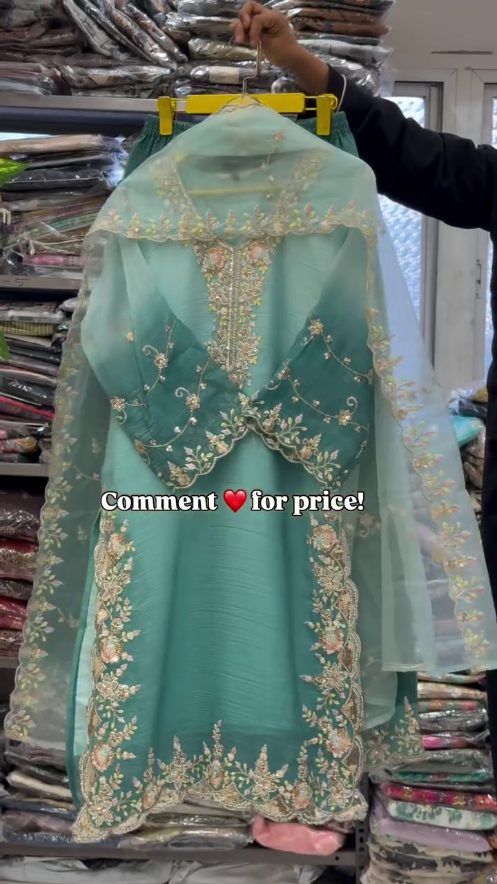 Blush Pink Embroidered Ethnic Suit Set