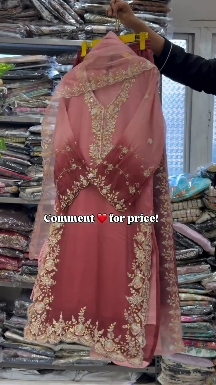 Blush Pink Embroidered Ethnic Suit Set