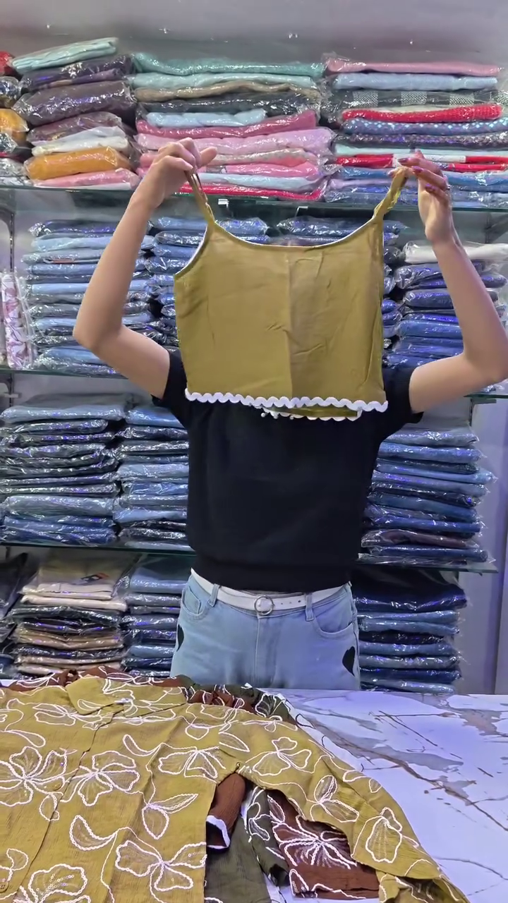 White Floral Print Shirt