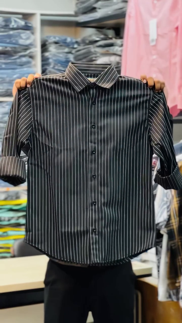 Classic White Striped Shirt