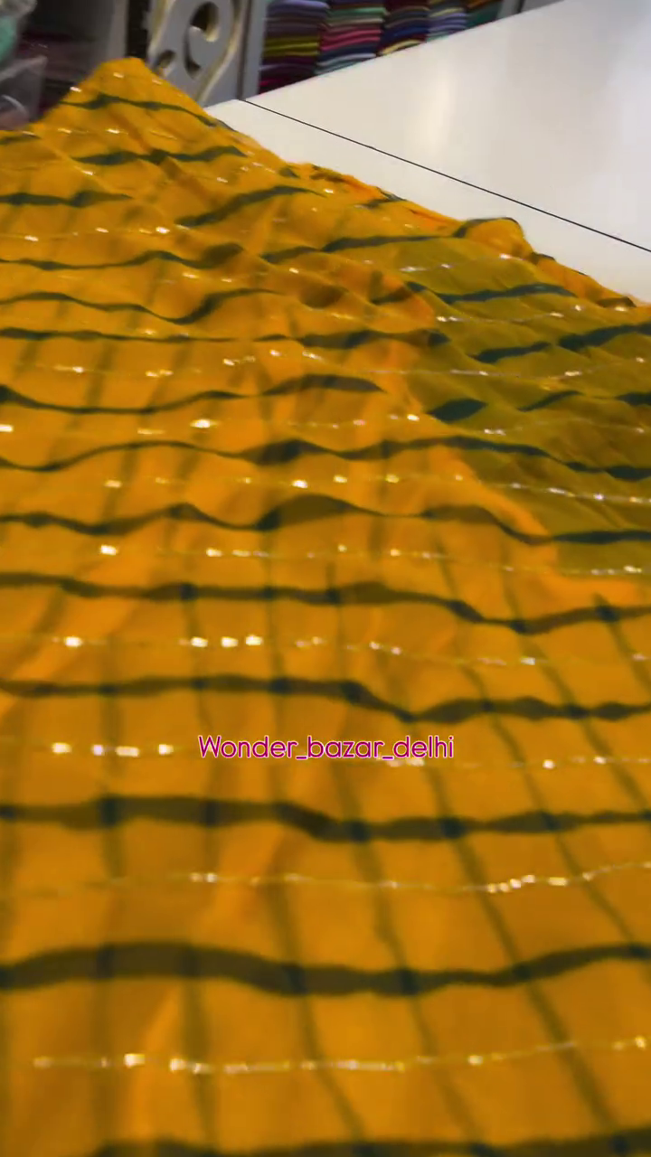 Mustard Tie-Dye Saree