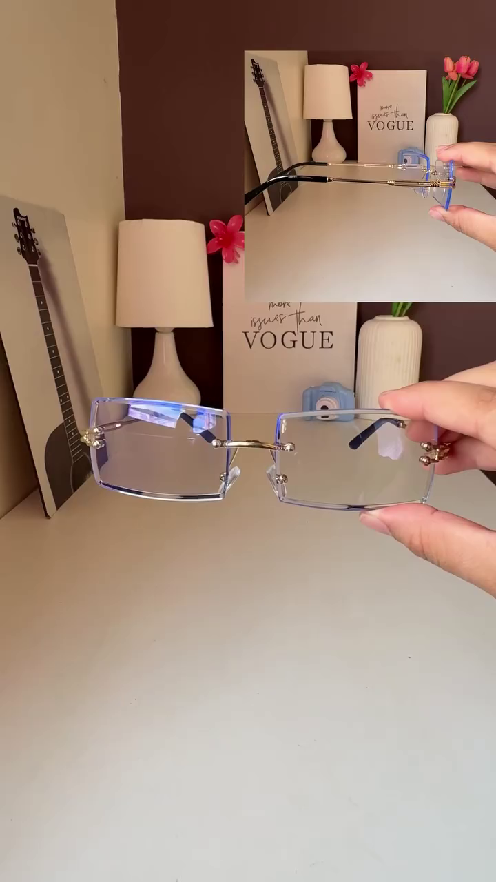Transparent Frame Sunglasses