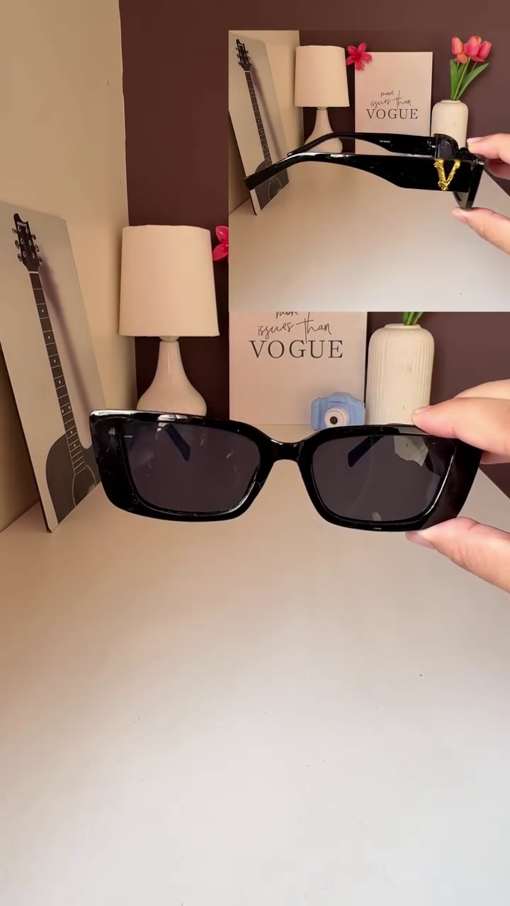 Transparent Frame Sunglasses