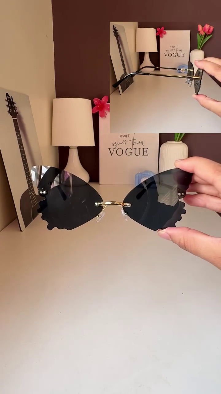 Transparent Frame Sunglasses