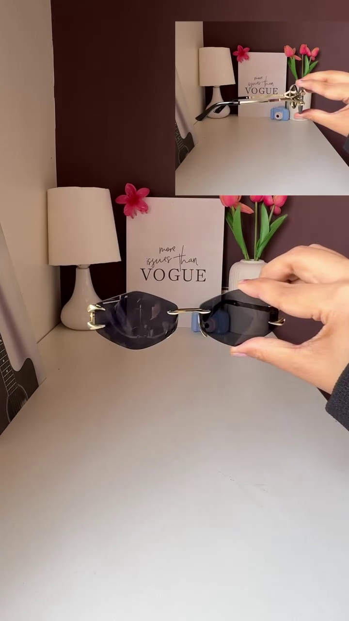 Classic Black Lens Sunglasses