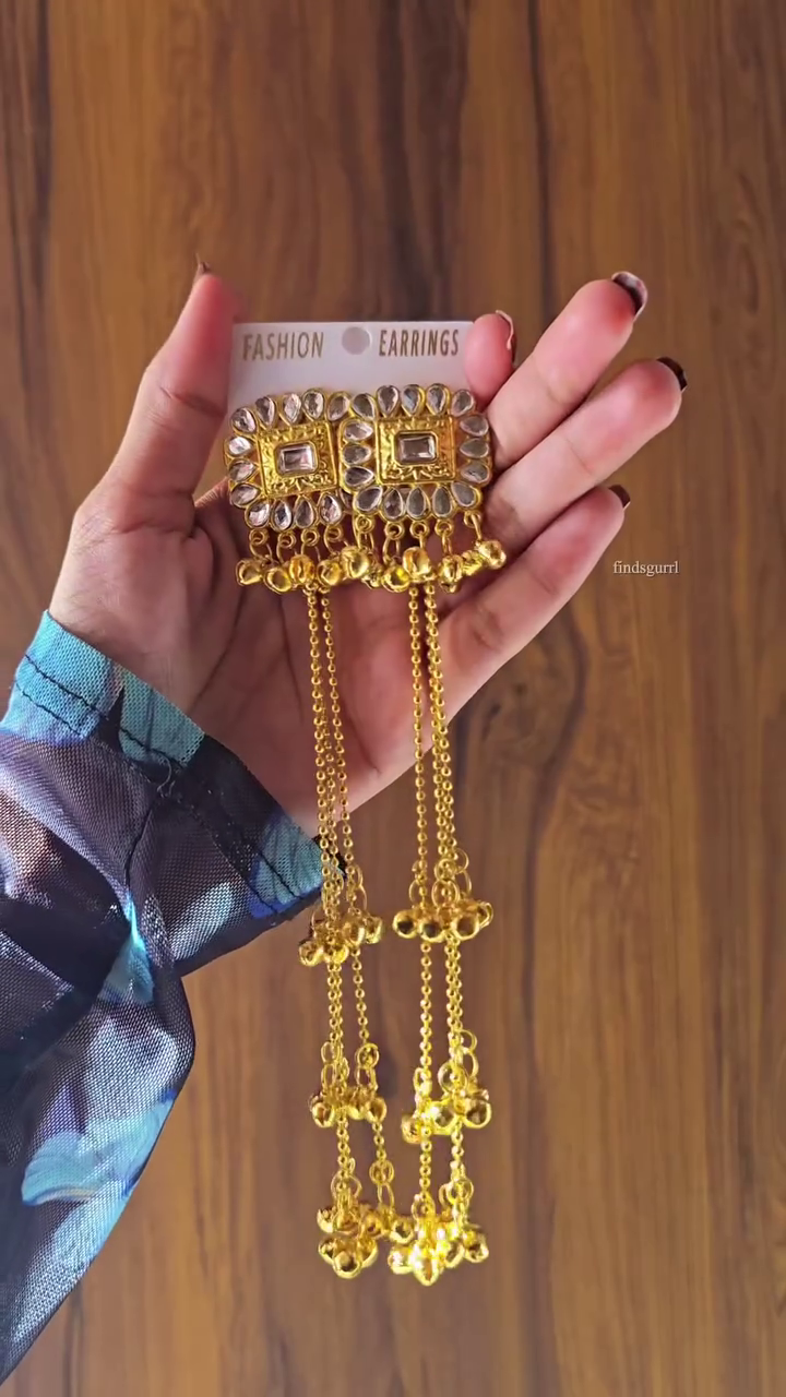 Gold Statement Earrings