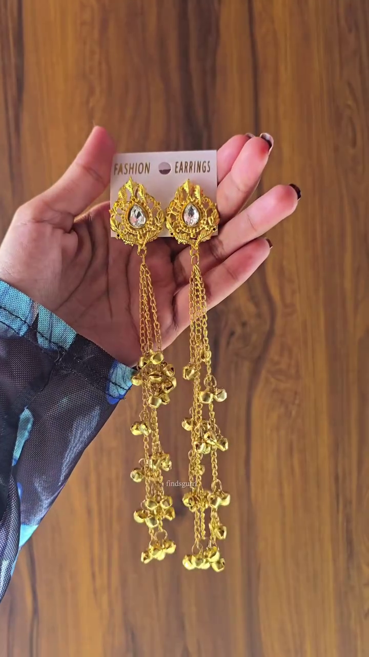 Gold Statement Earrings