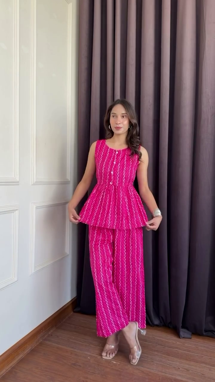 Blue Polka Co-Ord Set