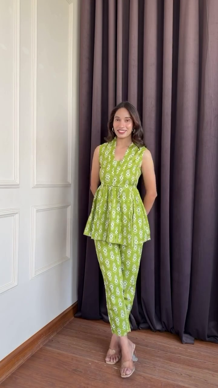 Blue Polka Co-Ord Set