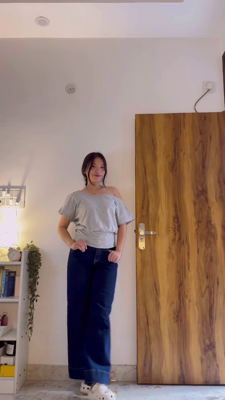 Ribbed Blue Crop Top