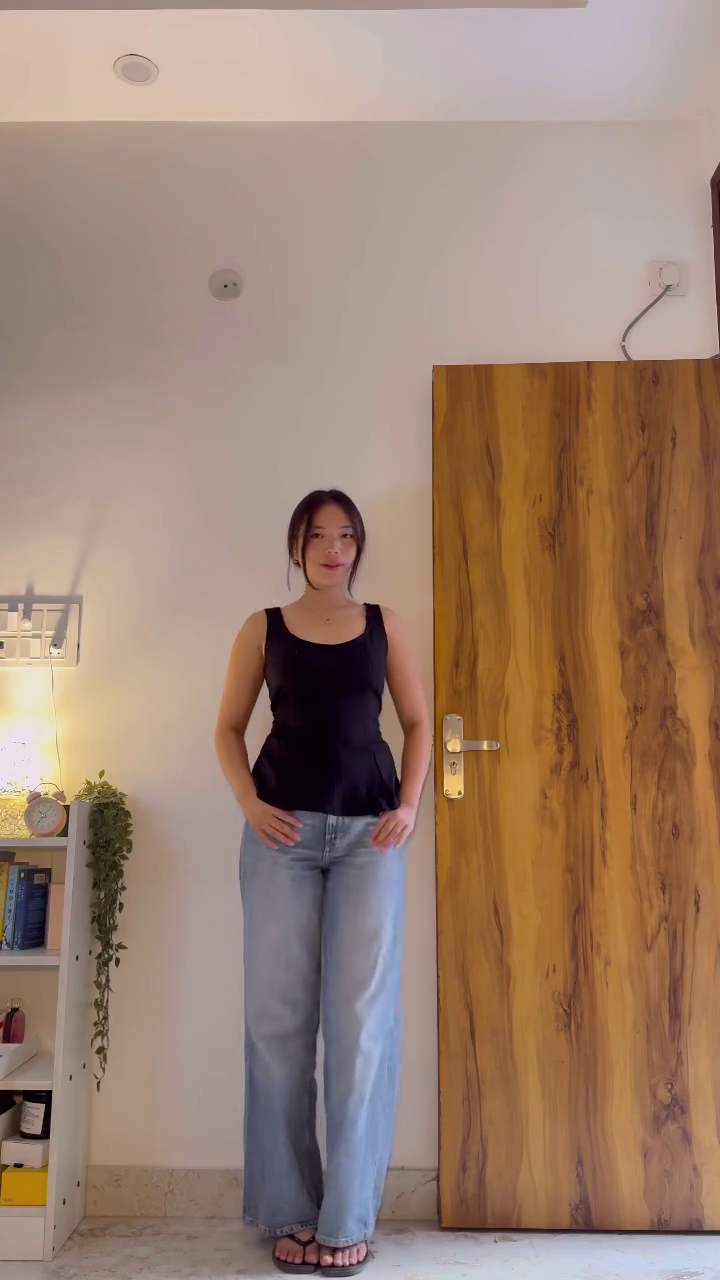 Ribbed Blue Crop Top