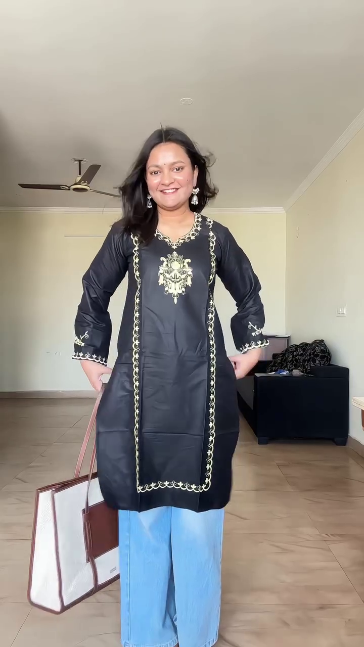 Red Paisley Printed Kurti